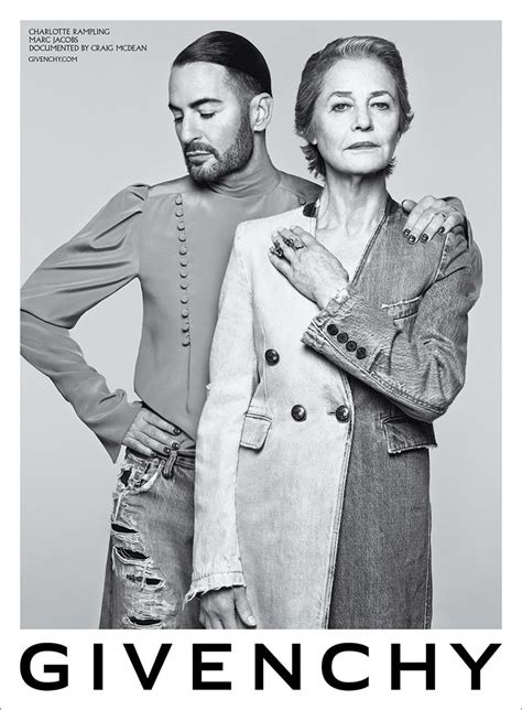 givenchy marc jacobs charlotte rampling|CHARLOTTE RAMPLING AND MARC JACOBS FORM THE .